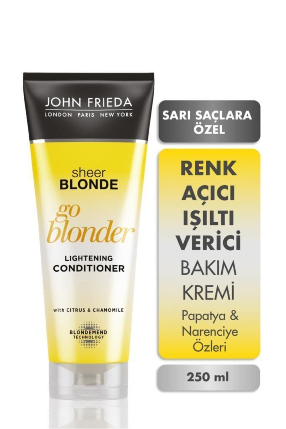 John Frieda Go Blonder Blonde Lightening Conditioner, 250ml