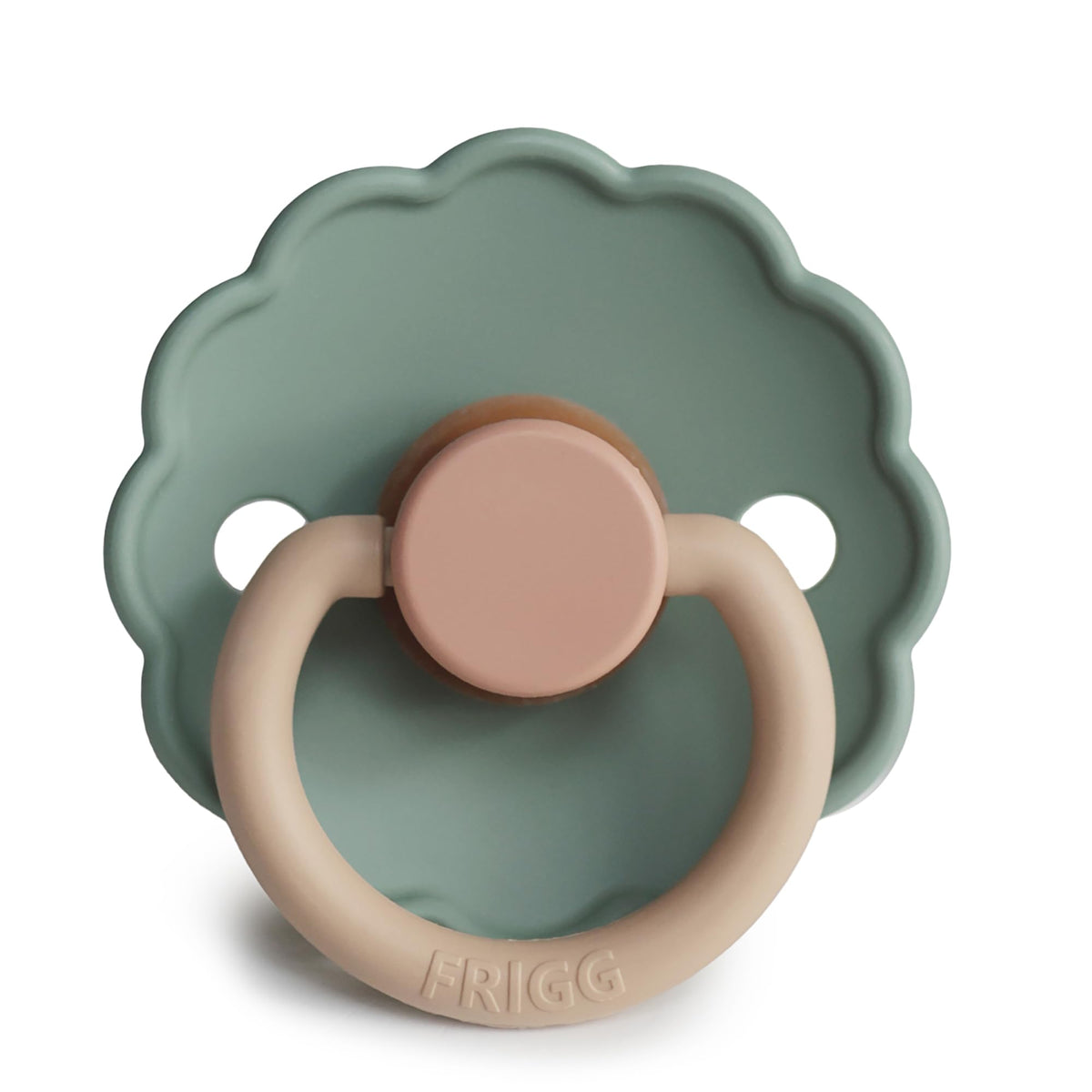 FRIGG Daisy Latex Baby Pacifier 6-18M 1-Pack Willow - Size 2