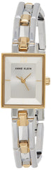 Anne Klein Women's Quartz Watch with Analog Display and Stainless Steel Bracelet AK3945SVTT Silver