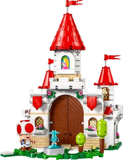 LEGO Super Mario Battle with Roy at Peach’s Castle Set, Nintendo Character Building Toy for 7 Plus Year Old Boys & Girls, with 3 Figures, Adventure Playset, Gifts for Kids and Gamers 71435