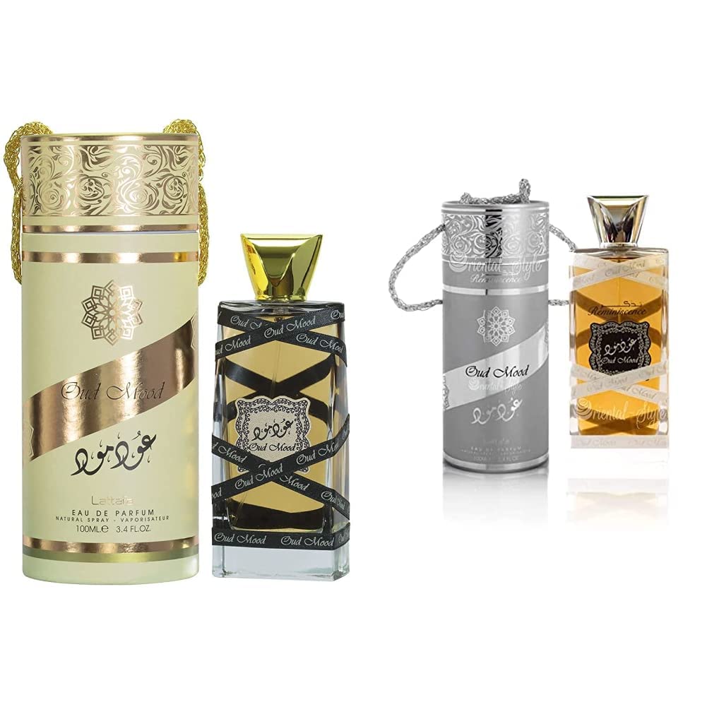 Lattafa Oud Mood - Perfume For And Women - Eau De Parfum, 100 Ml & Parfums Oud Mood For Men 100ml - Eau de Parfum