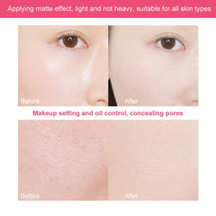 Loose Face Powder, Makeup Finish Powder, Matte Oil Control Loose Powder, Long Lasting Face Cosmetic Powder (Ivory white/24g)
