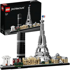 LEGO 21044 Architecture Paris Model Building Set for Adults with Eiffel Tower and The Louvre Model, Skyline Collection, Office Home Décor, Collectible Gift Idea for Women, Men, Her or Him