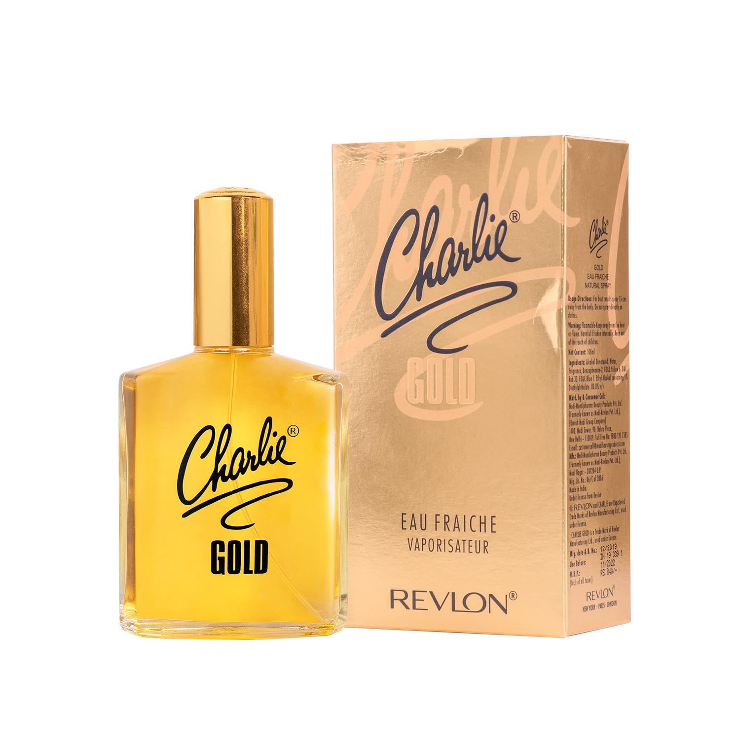 Revlon Charlie EDT, Gold, 100ml