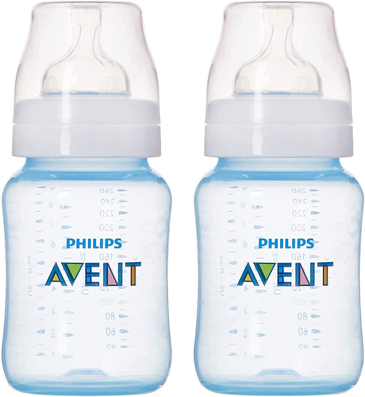 Philips Avent Scf565/62 Classic PlUS Slow Flow Baby Bottle, 260Ml, Pack Of 2