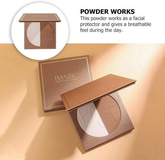 Shimmer Highlighter Powder Palette Long Lasting Glow Bronzer Highlighter Powder Kit Face Illuminator Makeup Palette Assorted Color