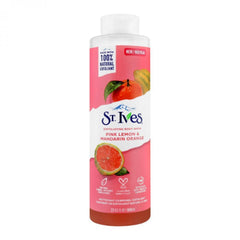 ST. Ives Radiant Skin Exfoliating Shower Gel Pink Lemon and Mandarin Orange Made with Plant-Based Cleansers & 100% Natural Extracts 22 oz Body Wash, 650.0 grams