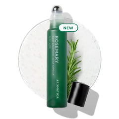 AROMATICA Rosemary Root Volumizing Scalp Serum, Hair Growth Serum Roll on, Caffeine 10,000ppm & Rosemary Essential oils 1,400 ppm, Cooling Scalp Korean hair care, Silicon/Paraben/Sulfate‑Free (0.67oz)