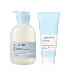 Illiyoon ATO Soothing Gel 5.91 Fl Oz with ATO Top To Toe Wash 16.9 Fl Oz