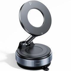 REOKILY Strong Magnetic Car Phone Holder for MagSafe, Ultra Vacuum Suction Cup Phone Mount 360° Cell Phone Holders for Your Car Accessories for iPhone 16 15 14 13 12 Android