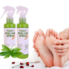 JANGOU 2pcs Foot Peel Spray - Foot Peeling Spray Orange Oil, Tea Foot Peeling Spray, Instant Feet Peeling Spray, Callus Off Foot Reglow Spray, Remove Dead Skin (B)