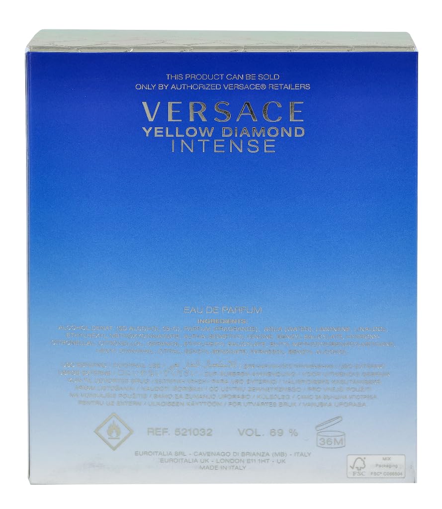 Versace Eau de Parfum For Women, 90 ml