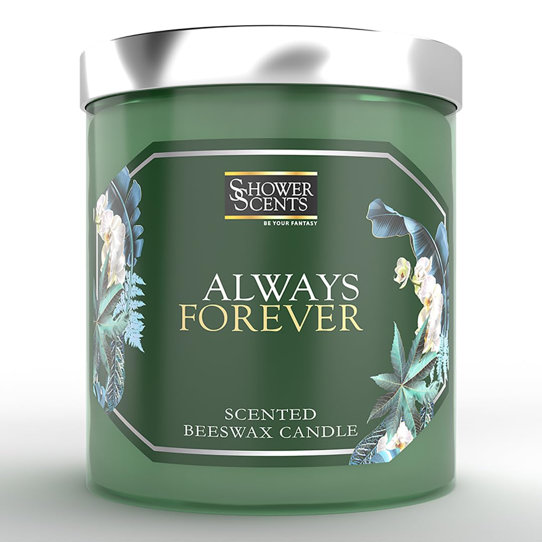 Shower Scents Always Forever Beeswax 3 - Wick Scented Candle 410g