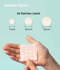 ANUA-RB Acne Pimple Patch, Absorbing Hydrocolloid, 3 Sizes, Blemishes and Zits Cover, Spot Stickers for Face and Body, Not Tested on Animals, No Toxic Ingredients, 48 Count (Pack of 2)