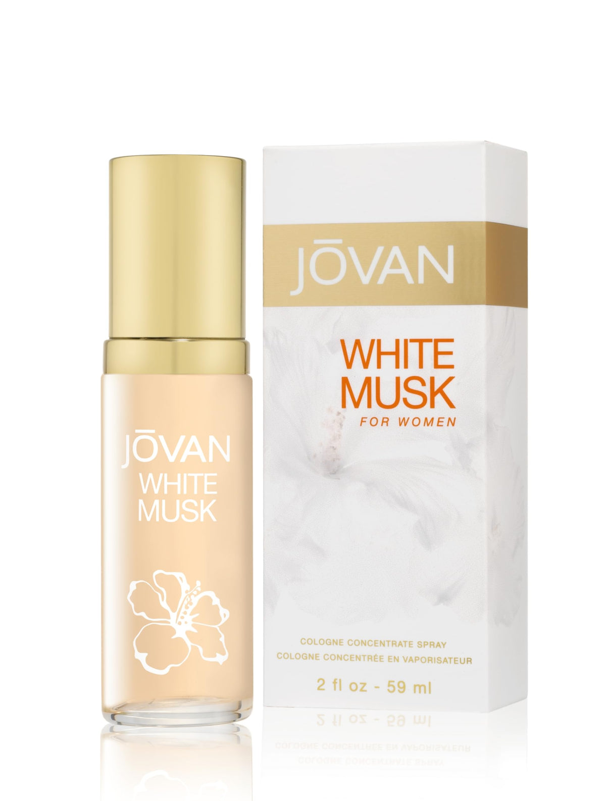 Jovan White Musk Eau de Cologne Spray, Enticing Cologne for Women, Vegan Formula, 59ml