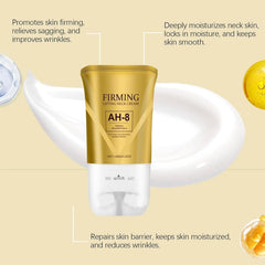 AH-8 Firming Neck Cream for Crepey Skin Body Care Comfort, Contains Hexapeptide, Moisturizing, Tightening Lotions Cosmetic Skin Care Repair, Moisturizing & Smoothing (1PC)