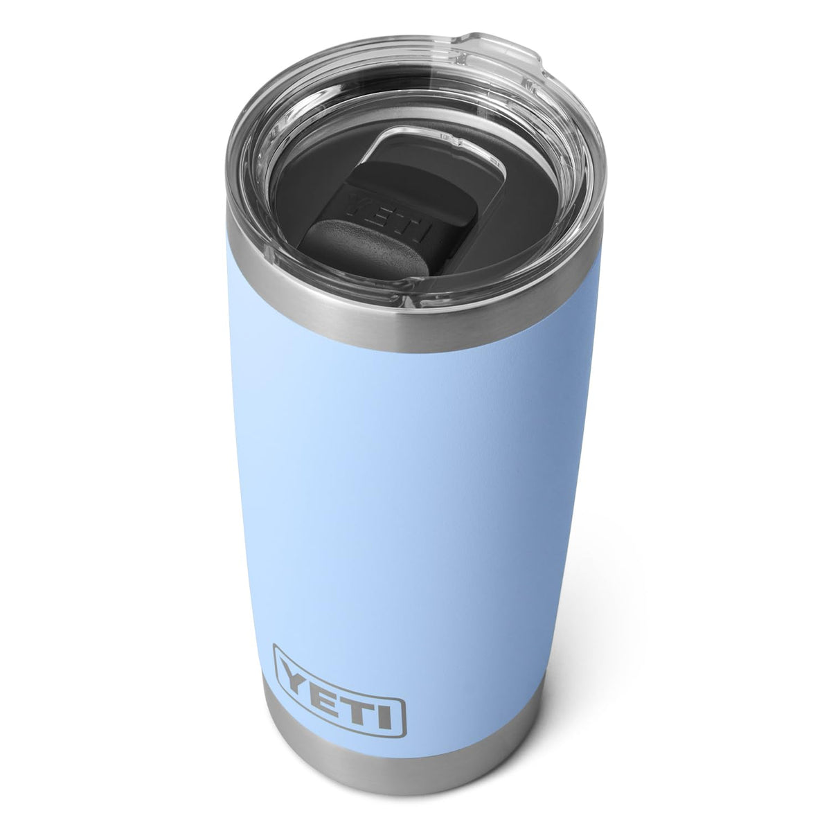 YETI Rambler 20 oz Tumbler, Stainless Steel, Vacuum Insulated with MagSlider Lid - Big Sky Blue