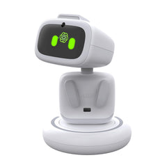 EMOPET Aibi Pocket Pet - Wearable Robot | ChatGPT Powered AI Companion with Voice Commands, Emotional Interaction, Singing & Dancing | Magnetically Attaches to Anywhere | Ultra Portable