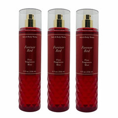 Bath & Body Works Forever Red Fine Fragrance Mist, 8.0 Fl Oz, 3-Pack
