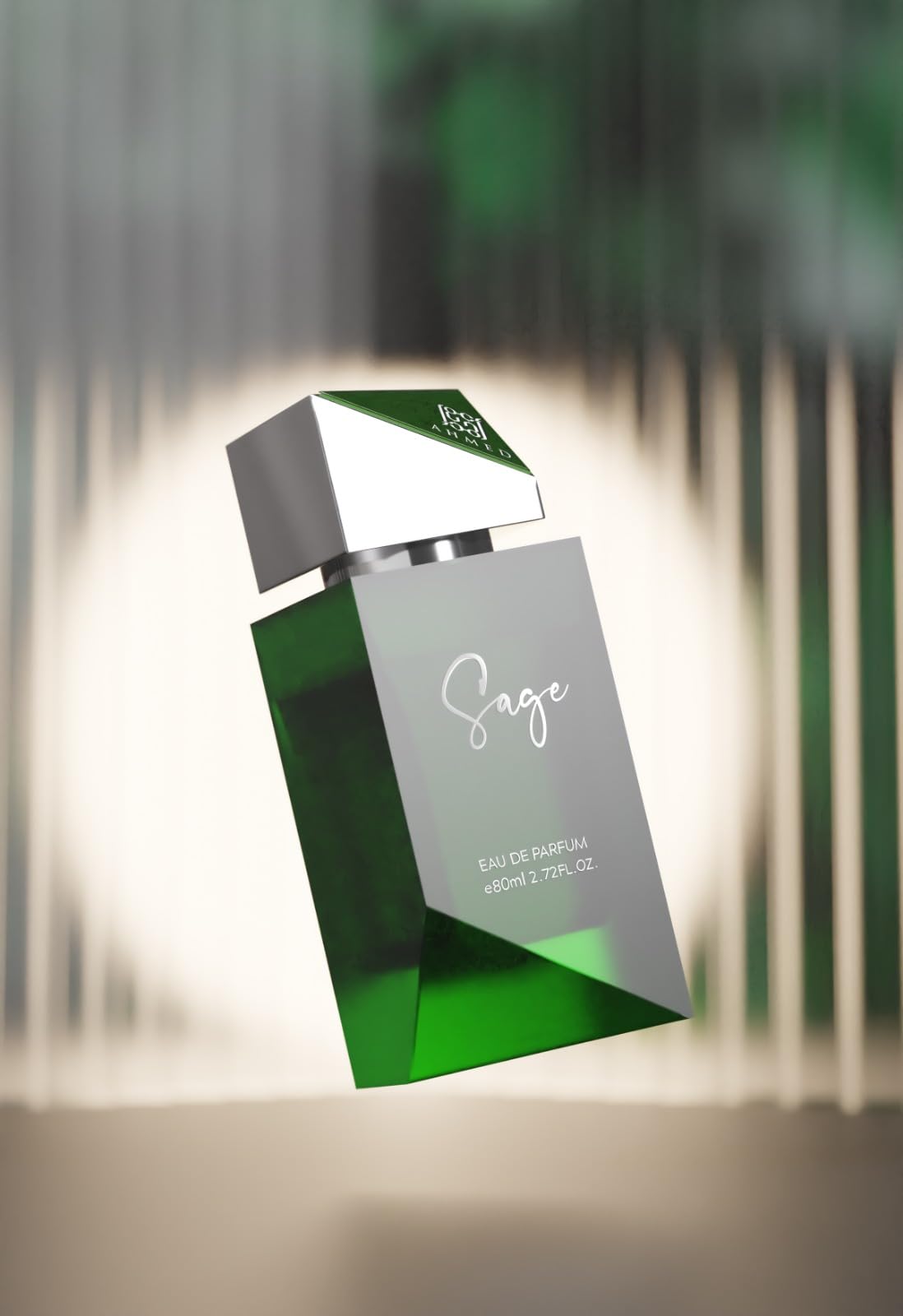 Ahmed Al Maghribi Sage 80ML | Perfumes for men | Perfumes for Women | Long-lastin Perfumes | unisex Perfumes | Orange | Bergamot | Oud Accords | Perfumes