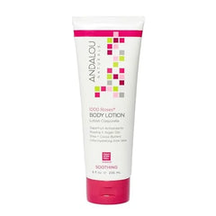 Andalou Naturals 1000 Roses Soothing Body Lotion  Improve Skin Moisture with Shea Butter & Aloe Vera  Hydrating Lotion for Dry or Sensitive Skin 8 fl oz
