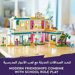 LEGO 41731 Friends Heartlake International School Playset, Building Toy for Kids, Girls and Boys with 5 2023 Character Mini-Dolls & Accessories, Birthday Gift Idea