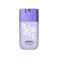 Bubble Skincare Overnight Hydrating Sleeping Mask - Gentle Overnight Peel-Off Mask to Repair Skin Barrier - Formulated with Mandelic Acid and Sodium Polycarbonate to Hydrate and Soothe Skin (50ml)