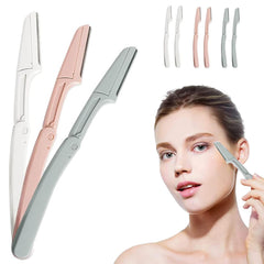HIHIDAY Dermaplane razor, 6 Pcs Touch-Up Dermaplaning Tool with Precision Cover, Face Razors for Women, Eyebrow Razor, Facial Razor, Womens Face Razor Peach Fuzz Remover