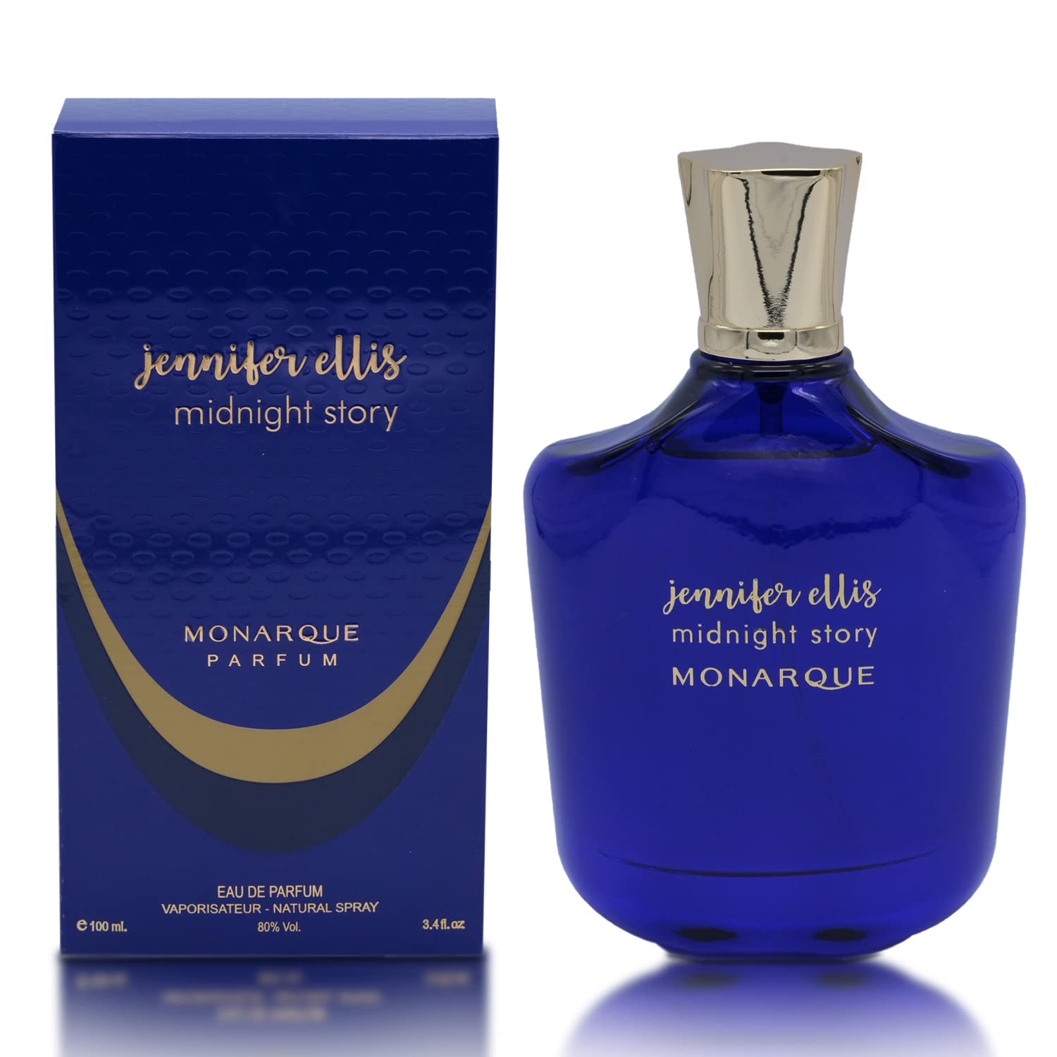 Jennifer Elliz Midnight Story by Monarque for men and women EDP perfum floral-fruity longlasting fragrance 100ml