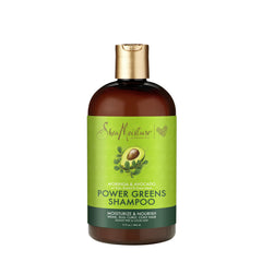 Shea Moisture Power Greens Moringa & Avocado Shampoo, 384 ml, Clear