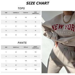 SHEKINI Women's Two Piece Tracksuit Sweatsuit Outfit Letter Print Leisure Suits Ladies Warm Outfit Full Set Long Sleeve Pullover Jogger Sweatpants - Apricot