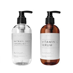 Asterwood Matrixyl 3000 with Argireline 8 oz + Vitamin C Serum 8 oz