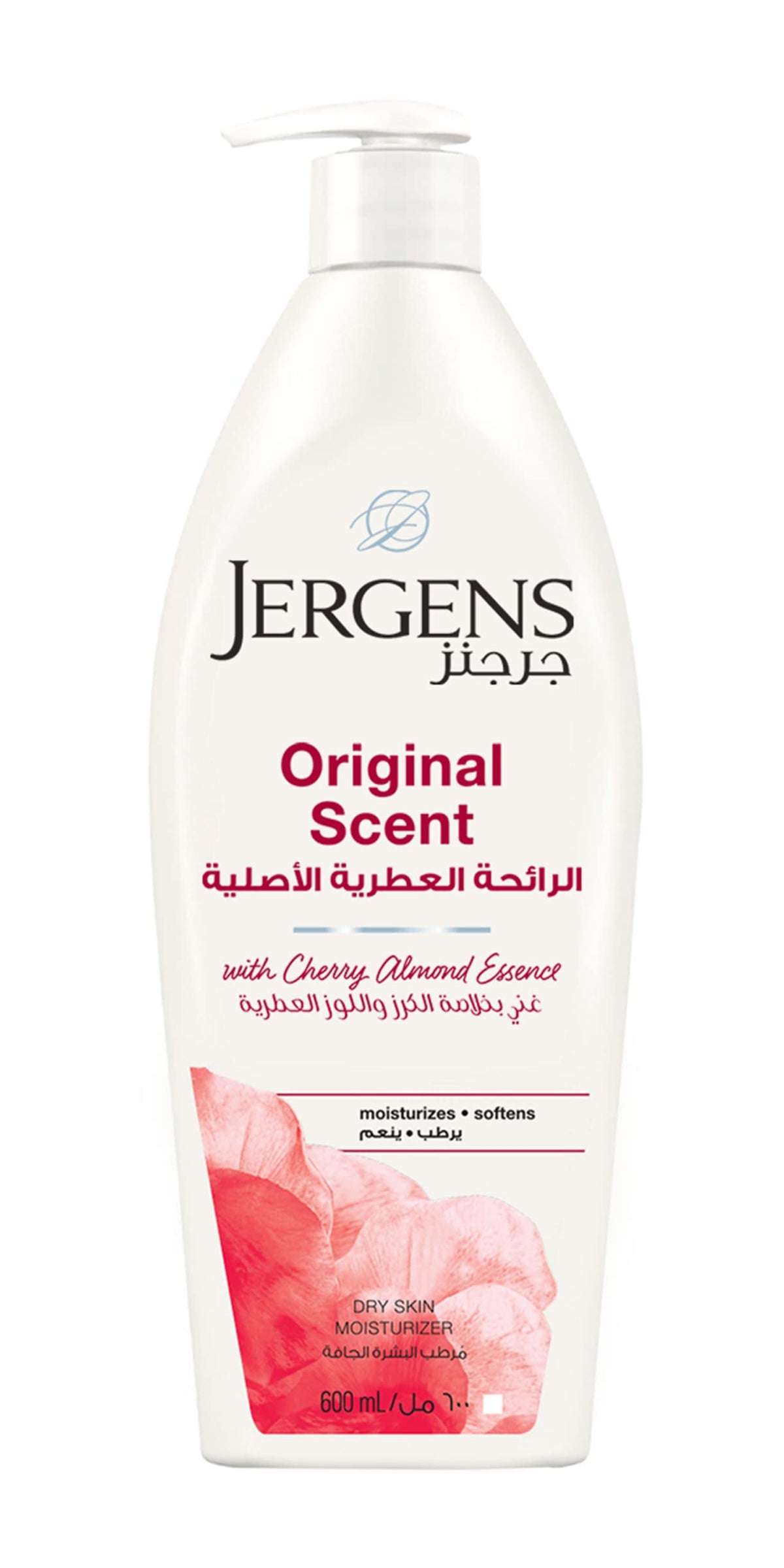 Jergens Original Scent Moisturizer for Dry Skin 600ml, Pack of 1