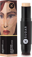 SUGAR Cosmetics Ace Of Face Foundation Stick for Full Coverage Waterproof Matte Finsh Makeup- 17 Raf (Light, Golden Undertone)
