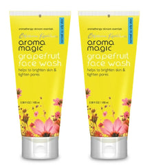 Aroma Magic Grapefruit Face Wash – 100 mL Refreshing Cleanser for Oily & Hyperpigmented Skin (Pack of 2)