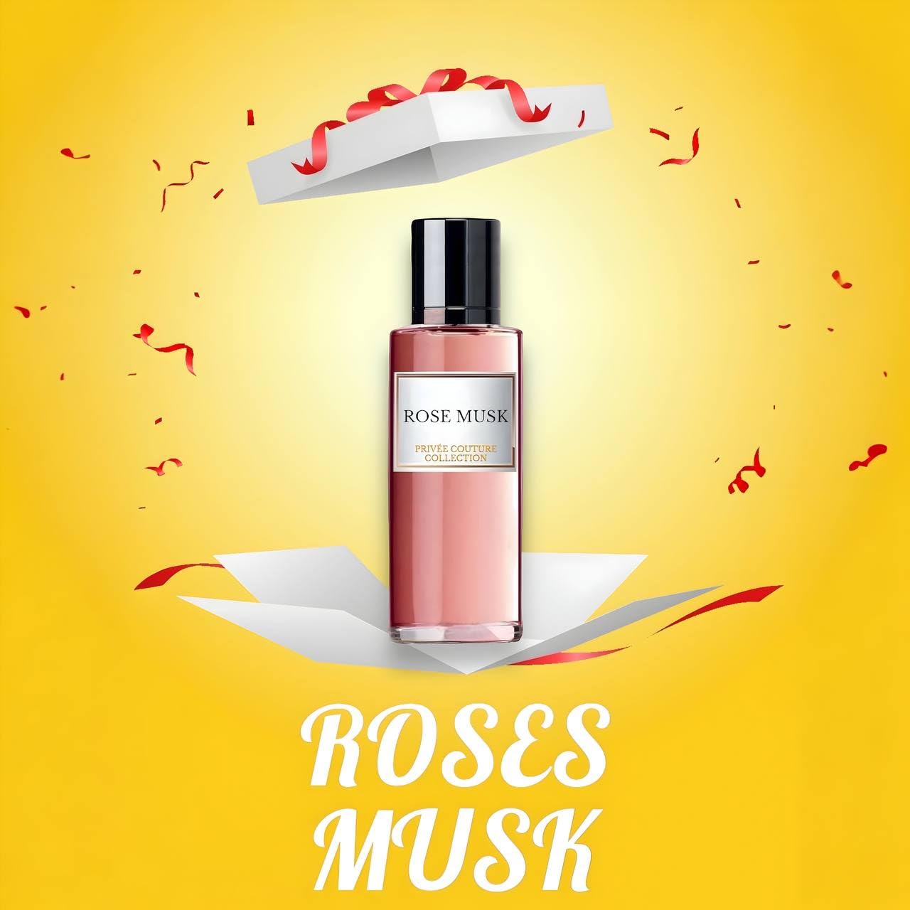 ROSES MUSK - Eau De Parfum | Long Lasting - Privee Counture Collection | Mini Travel size 30 ML perfume | By Lattafa Perfumes - High Concentration (ROSES MUSK)