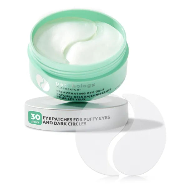 Patchology Rejuvenating Under Eye Gels - Hydrating Eye Mask w/Caffeine, Hydrolyzed Collagen & Centella Asiatica- Under Eye Patches For Dark Circles - Minimize Puffiness & Wrinkle Reducer - 30 Pairs