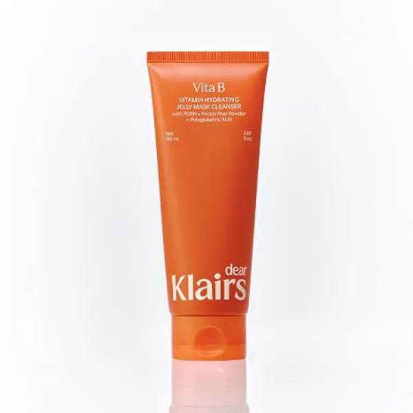 DearKlairs Jelly Cleanser Korean Hydrating Low pH Face Wash, 5.07 Fl Oz
