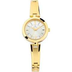 Titan Silver White Dial Analog Watch For Women -NN2598YM02