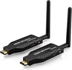 NALACAL Long Range 50m Wireless HDMI Transmitter and Receiver - 1080P 4K HD Wireless HDMI Extender Adapter for Streaming Video/Audio from Laptop/PC to TV/Projector/Monitor