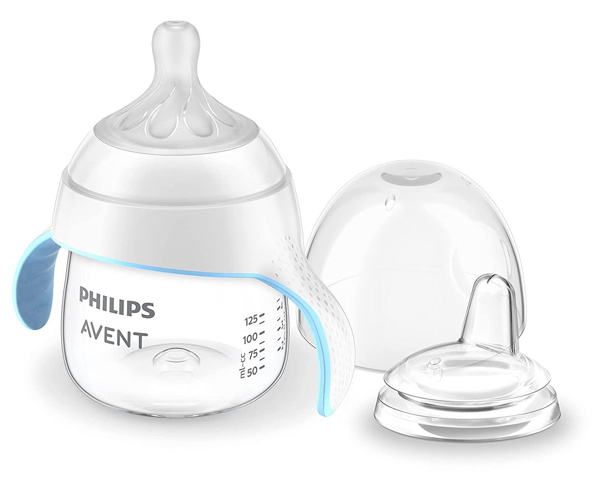 AVENT Philips Natural Trainer Sippy Cup with Natural Response and Soft Spout, 5oz, 1pk, SCF263/01