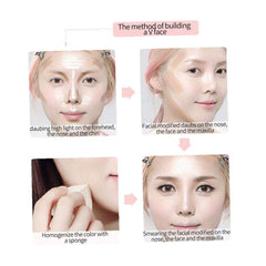 POOWO Double-Ended Wonder Contouring Pen Bronzer and Highlighter Stick Facial Makeup Contour Concealer Cosmetic for 3D Makeup Effect(2) Makeup Supplies