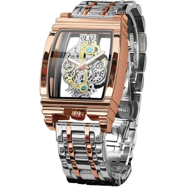 KASTWAVE Men's Luxury Skeleton Watch