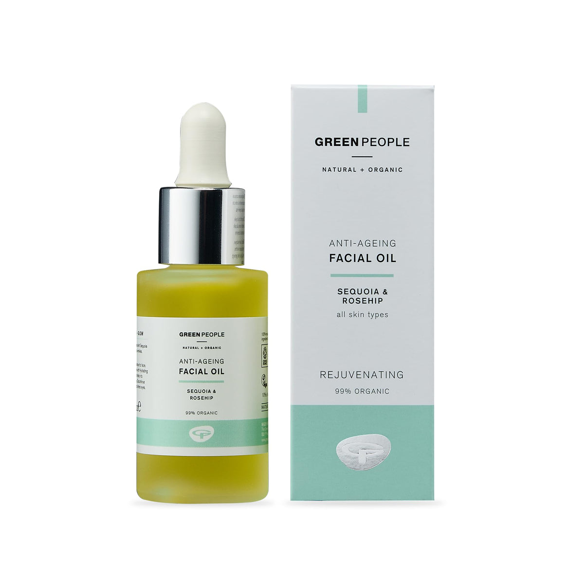 Green People Anti-Ageing Facial Oil, Paraben & Alcohol Free, Cruelty Free & Vegan - 30ml