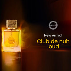 Armaf Club De Nuit Oud Eau De Parfum 105ml, Perfumes for Men and Women, Oudh Perfume, Fragrance for Him & Her