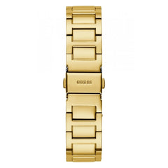 GUESS US Women's Gold-Tone Square Multifunction Watch