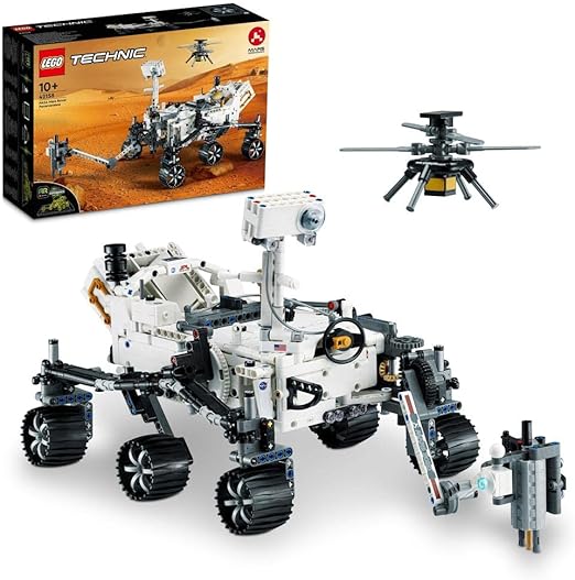 LEGO 42158 Technic NASA Mars Rover Perseverance Space Set with AR App Experience, Science Discovery Set, Learn About Vehicle Engineering, Construction Toy, Birthday Gift for Kids 10 Years and Up