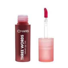 MARS Love Track Velvet Lip Tint (2.8ml) (THREE HEART) | Velvet Matte Finish | Non-Sticky & Lightweight | Highly Pigmented | Comfortable Wear | 6 Flattering Shades