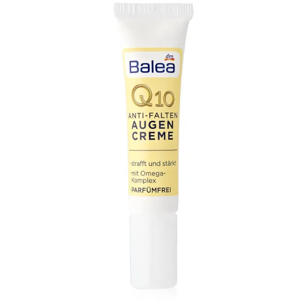 Anti-Wrinkle Eye Cream Q10 with Omega Complex - Perfume-free, PEG-free, Vegan, Not Tested on Animals - 15 ml by Balea