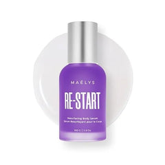 MAËLYS RE START Resurfacing Body Serum AHA Exfoliating Treatment with Hyaluronic Fusion, Glycolic Acid, and Niacinamide for Bumpy Skin and Uneven Texture 3.5 Fl Oz